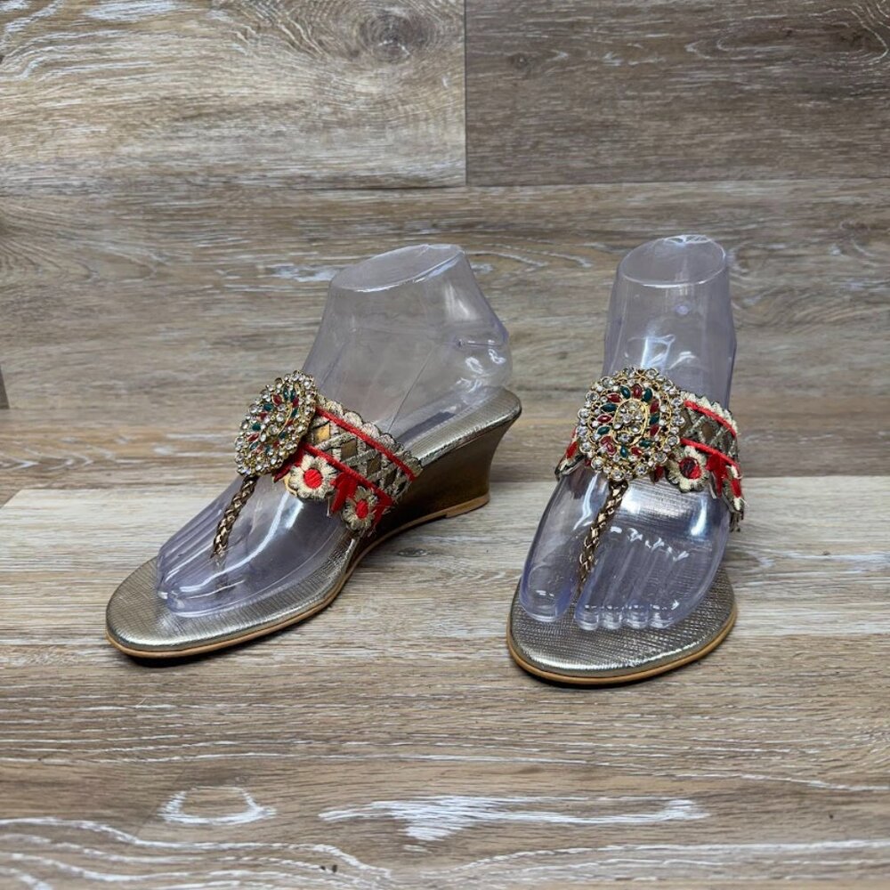 Regal Wedge Heel Thong Sandal Women's Size EU 37